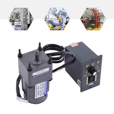 110V Infinitely Adjustable Speed High Efficiency Gear Motor Kit Low Noise USA