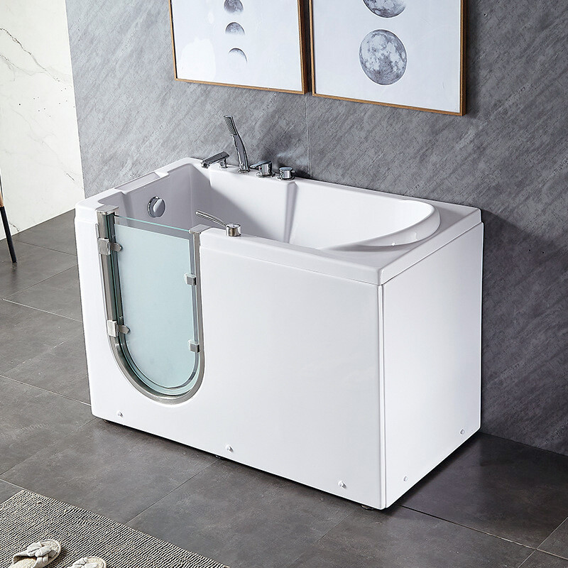 NEW Walk In Hydrotherapy Whirlpool Bathtub Spa Massage Therapy Soaking Bath Tub