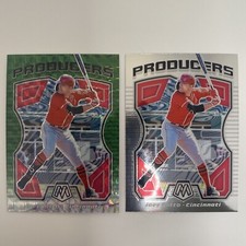 2021 Mosaic - Joey Votto - Producers LOT - Mosaic Green #10 & Base - Reds