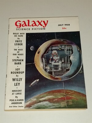 GALAXY SCIENCE MAGAZINE JULY 1958 SCI-FI PULP