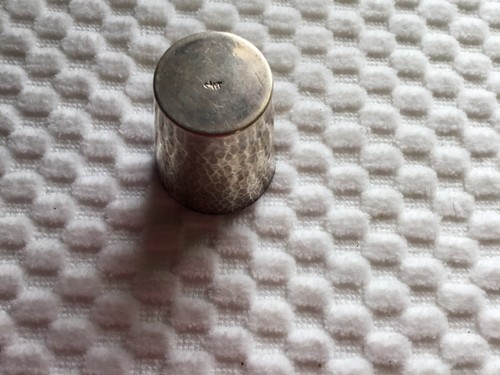 TERRIFIC HAND HAMMERED STERLING SHOT CUP JIGGER - Picture 9 of 14