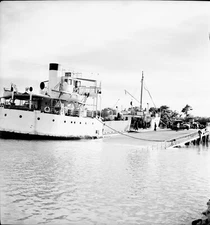POINTE DE GRAVE c. 1938 - Le Bac Gironde - Negative 6x6 - NAQ 251