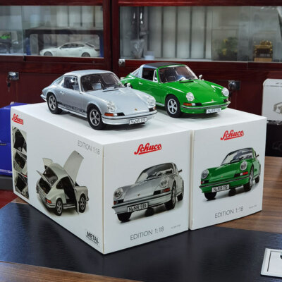 Schuco 1/18 911 S COUPE Diecast Car Model Gifts Collection Silver