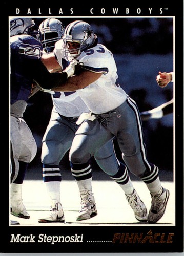 1993 Pinnacle Mark Stepnoski #187 card