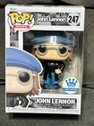 Funko Pop! Rocks *JOHN LENNON * #247 In Peacoat Funko Shop Exclusive The Beatles