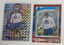 2024 Donruss Byron Murphy II Optic Rated Preview Red Pandora + Mosaic Prizm Lot2