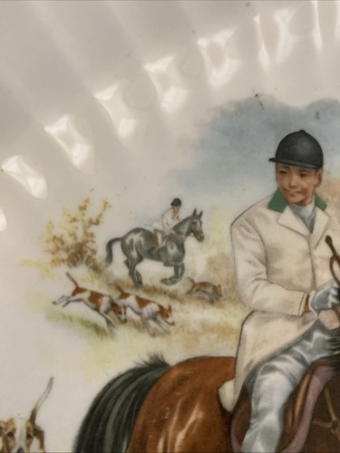 Servizio piatti Fox Hunt Hunt Bone China made in England 15x12” decorazione tavola - Foto 18 di 21