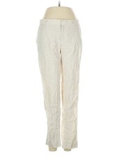 Banana Republic Women Ivory Linen Pants 2