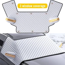 Car Windshield Cover Magnet Cover Winter Snow Ice Rain Frost Guard Sun Shade