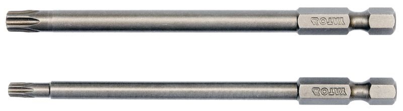Yato Yt-0492 Long 100Mm Torx Security Screwdriver Bits Set Of 2 T20&T30 S2 Steel - Image 2