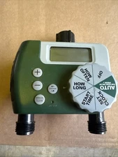 Orbit 58910 2 Outlet Programmable Hose Faucet ECO SERIES Timer  Factory sealed