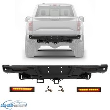 Raptor Style Rear Bumper For Ford F-150 2015-2020 W Brake Light Hitch Receiver