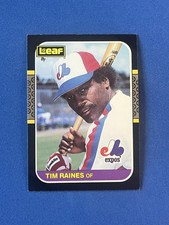 1987 Leaf #149 Tim Raines Baseball Card