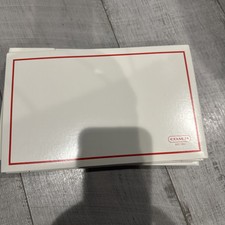 5 New COACH Medium Gift Box 10" x 6 " x 2.5" White with Red Coach Signature