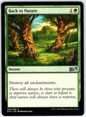Back to Nature - M15 - 169 - NM MTG