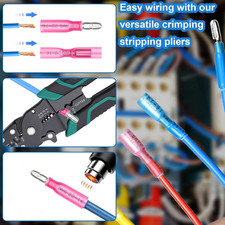 110x Bullet Connectors Assortment Kit 22-10AWG Waterproof Bullet Connectors for