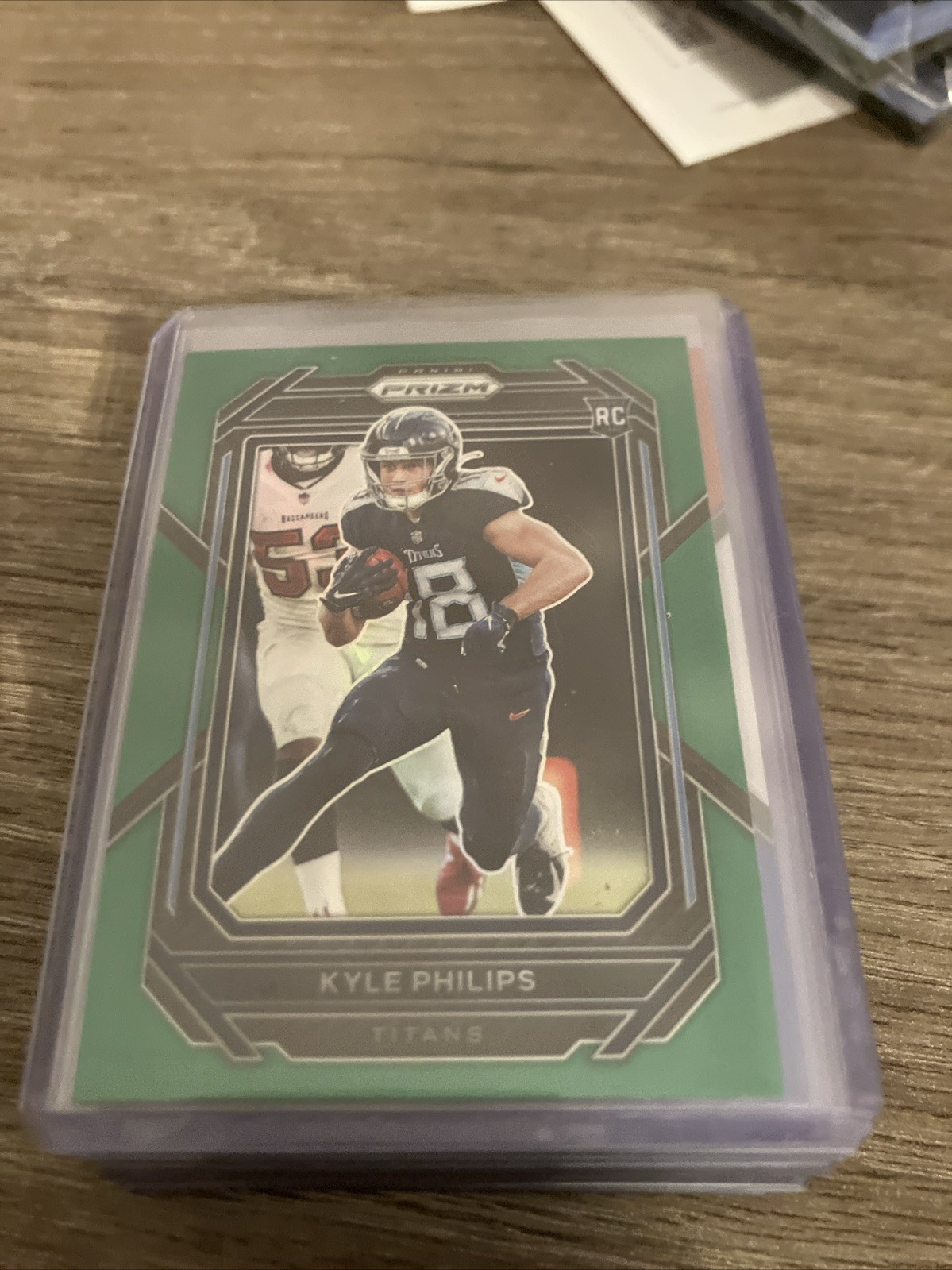 2022 Panini Prizm - Green Prizm #357 Kyle Philips (RC)