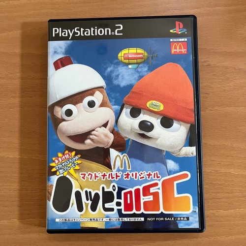 PS2 Playstation 2 Parappa the Rapper McDonald's Happy Disk Piposaru Game 2001