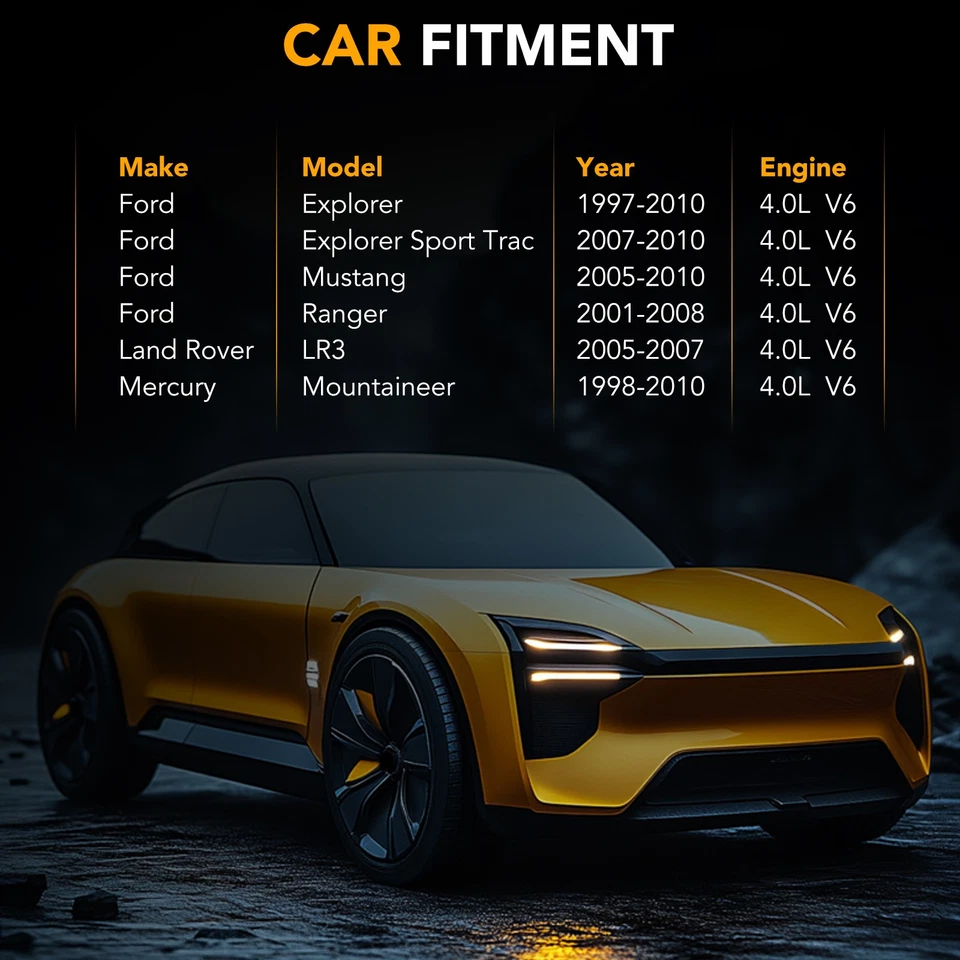 Engine Timing Chain Kit W/Tensioner & Guide For Ford Explorer Sport Trac 07-10 Foto 2 de 4