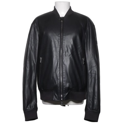 Armani Jeans, Bomberjacke, Damen, Größe: 52, Schwarz, Einfarbig #2Lt
