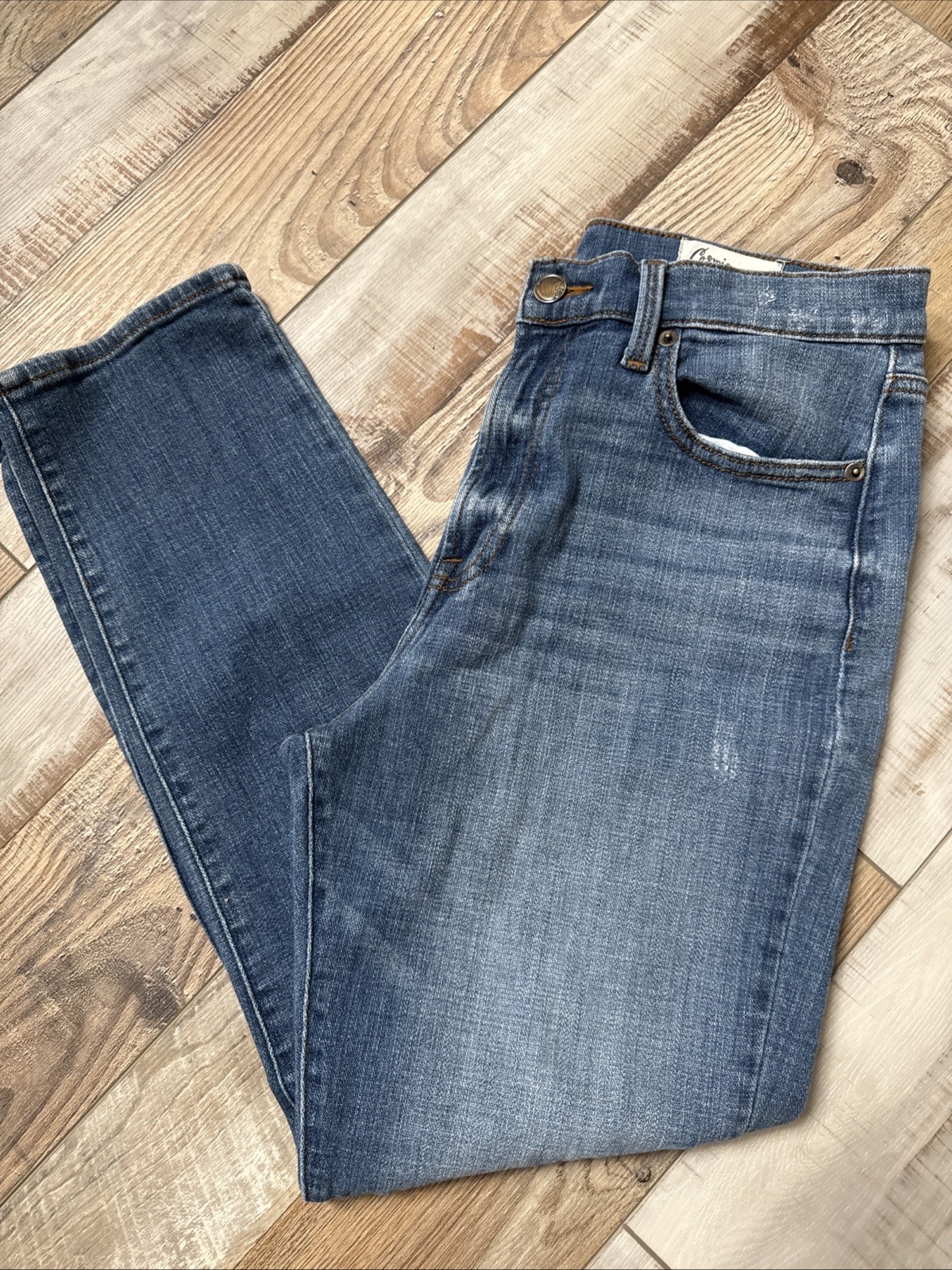 Women’s Cosmic Blue Love Size 30 High Rise Denim Jeans