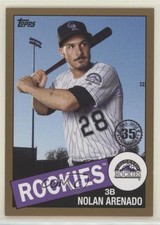 2020 Topps 1985 Topps Baseball Gold 1/50 Nolan Arenado #85-41 02eg