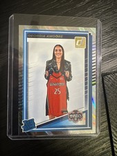 2025 Donruss WNBA Basketball #96 Georgia Amoore Lava Silver Holo - Mystics