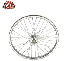 ALTA 20" Chrome Coaster Cruiser Wheel 32mm 36H 12G HEAVYDUTY Spokes 3/8 Axle.