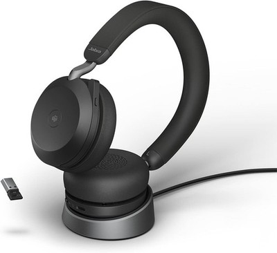 Jabra Evolve2 75 Wireless PC Headset Schwarz NUR HEADSET ! DEFEKT