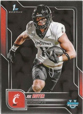 2025 Bowman Chrome Joe Royer RC Cincinnati Bearcats
