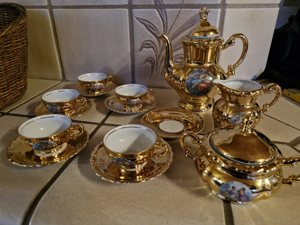 Schickes Altes Mokkaservice  Kaffeeservice Mitterteich Bavaria - Bild 3 von 4