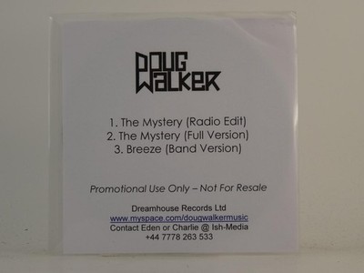 DOUG WALKER THE MYSTERY (H1) 3 Track Promo CD Single including White Sleeve DREA
