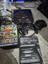 Sega Mega Drive 2 Console Bundle with 4 games , 2 controllers