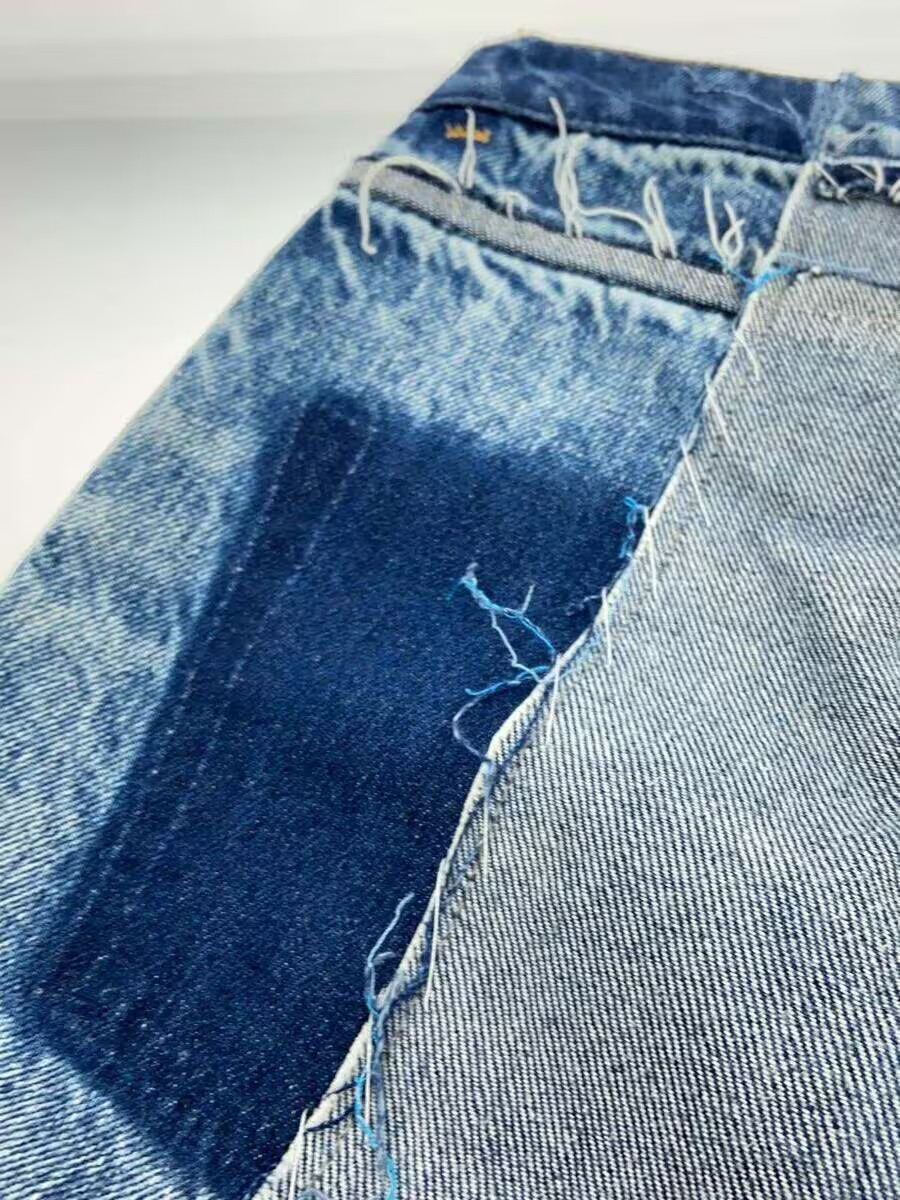 Maison Margiela patchwork denim Pants Indigo 38 - image 9