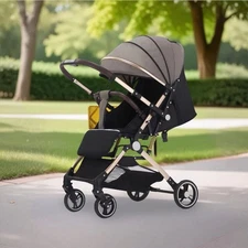 Compact Baby Stroller Pram Pushchair | Lightweight Travel System Foldable JY-58L
