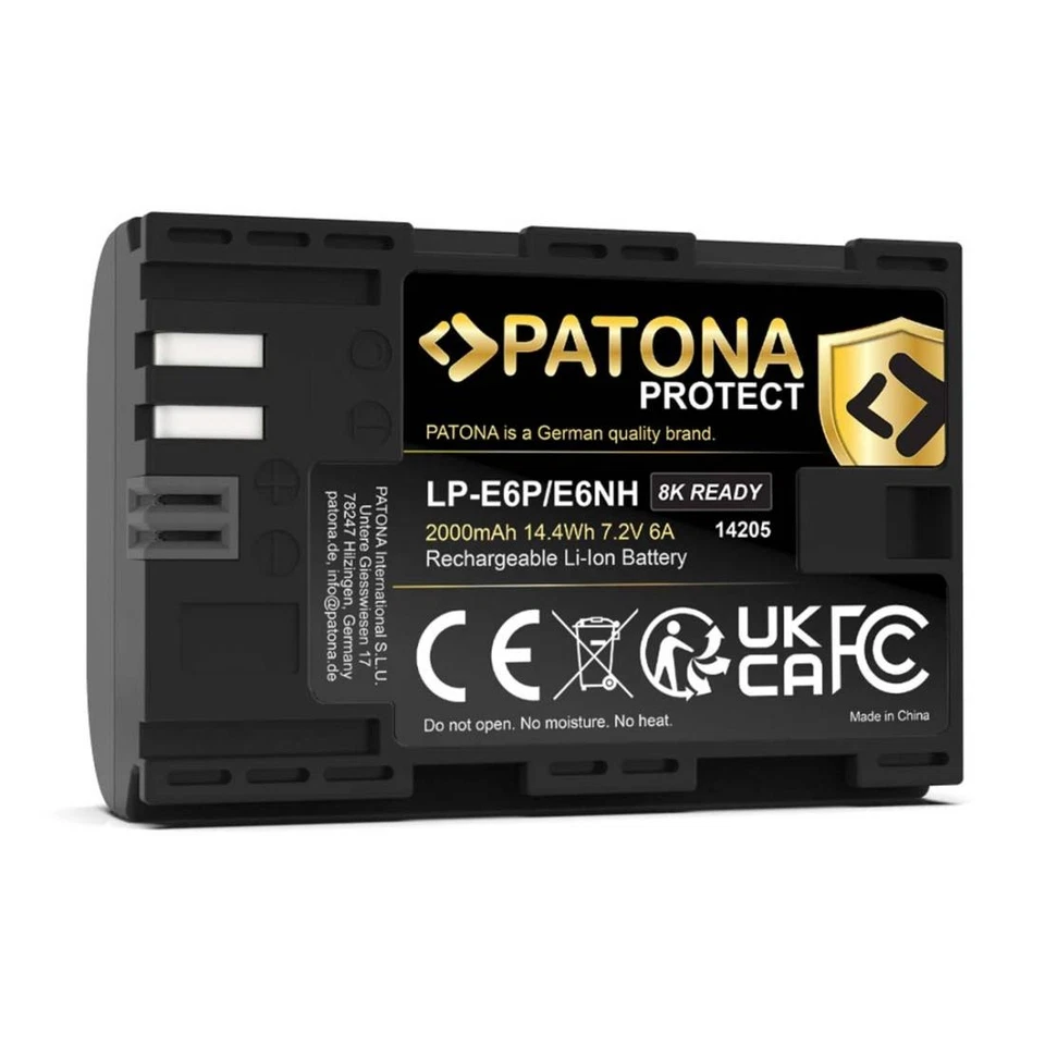 PATONA 14205 PROTECT Batteria Canon LP-E6P
