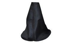 FITS NISSAN MICRA K12 BLACK GEAR GAITER LEATHER NEW CUSTOM NEW MADE IN UK