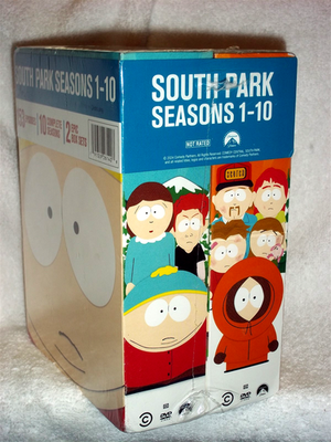 South Park Season 1-10 153 Episodes (DVD, 2024, 30-Disc) animated