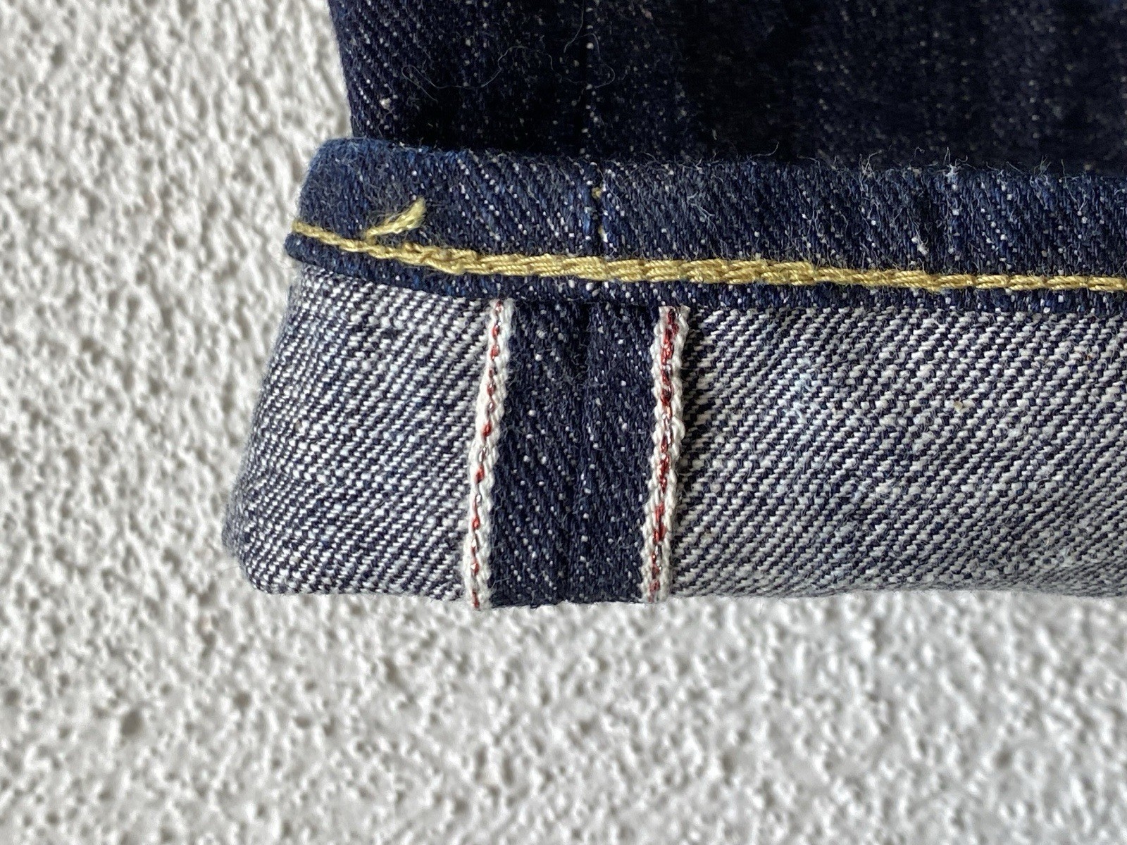 SAMURAI JEANS S140VXJ Jin 17oz Left Hand Twill Selvedge Denim 38/39 x 35 Indigo