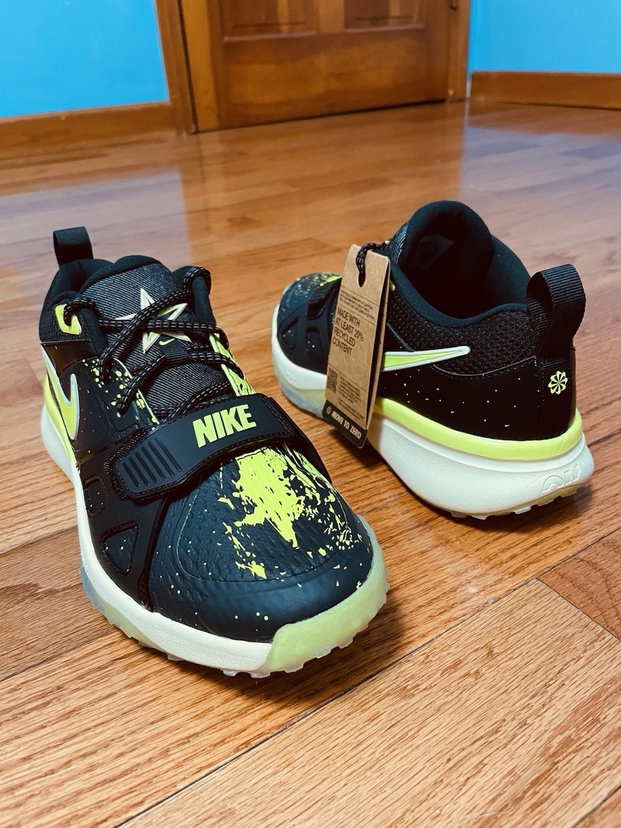 Nike Air Zoom Diamond Elite Volt/Black Turf Baseball Shoes