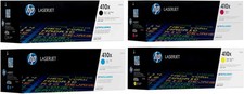HP 410X 4 Colour Toner Cartridge CF410X-CF411X-CF412X-CF413X No Extra Charges