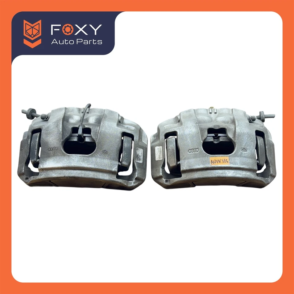 12-18 奥迪 A8 A6 A7 Quattro 前左右制动卡钳 2 件套原始设备制造商 — 第 3/4 张图片