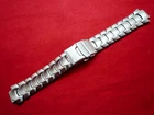 Amadeus 18 mm wide Stainless Steel Metal Link Watch Strap Bracelet 13 mm Ends