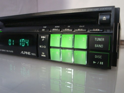 ALPINE 7909J Car Audio CD Player Head Unit Vintage High Quality Sound ...