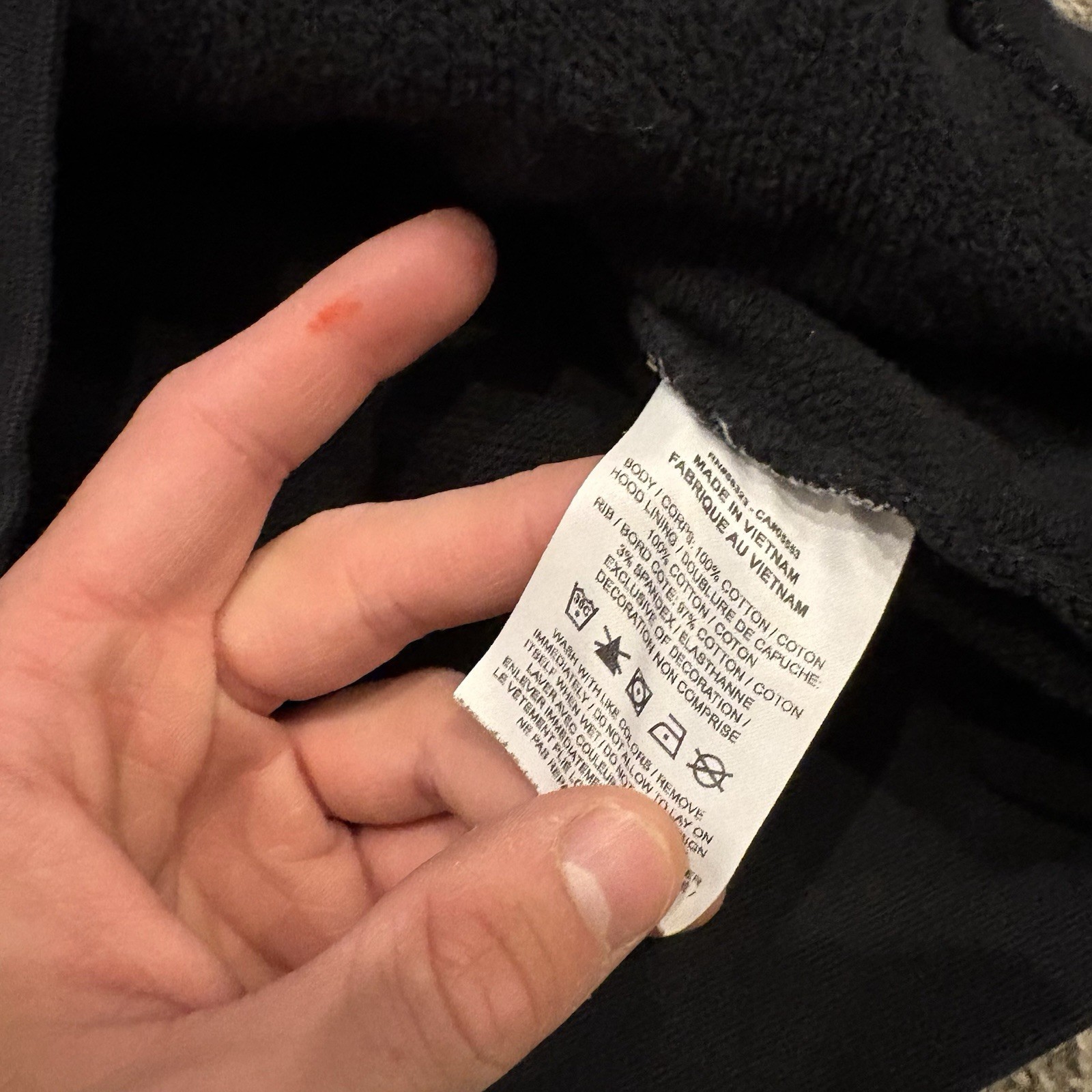 Nike Jordan Essentials Flight Statement Black Hoo… - image 3