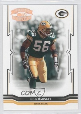 2005 Donruss Throwback Threads Bronze Holofoil 36/250 Nick Barnett #57 0o9