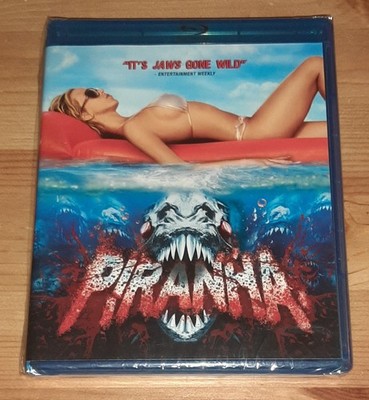 Piranha (Blu-ray, 2010, BRAND NEW) Elisabeth Shue, Richard Dreyfuss / Bilingual