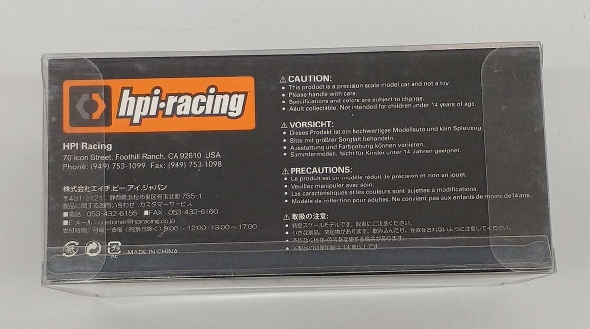 hpi・racing PRECISION CAST MODEL Hpi-Racing Precision Cast Model Toyota Ts010 | eBay