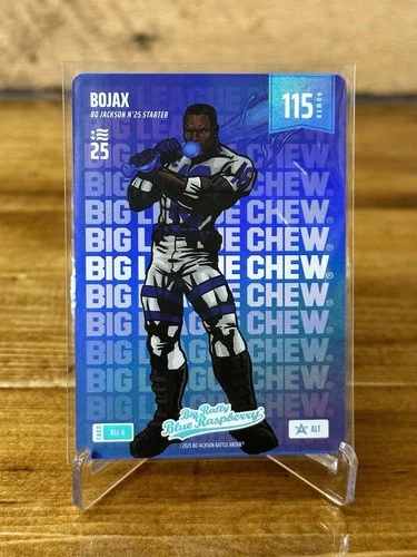 2025 Bo Jackson Battle Arena NSCC Bojax Big League Chew Blue Raspberry BLC-6