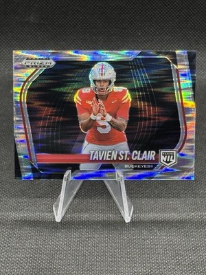  NIL /249!  2025 Prizm Black Prizms Skewed Tavien St. Claire